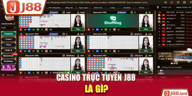 Casino trực tuyến J88 là gì?