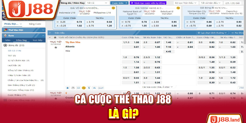 Cá cược thể thao J88 là gì?